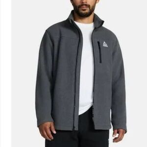 New Reebok Men’s Fleece Zip Jacket Soft Warm Comfor XL